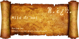 Mild Ábel névjegykártya